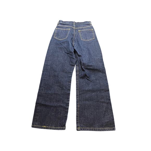 Adam Et Rope Womens Dark Wash Wide Leg Flare Jeans Size Japanese 34 US 26 - Picture 5 of 8